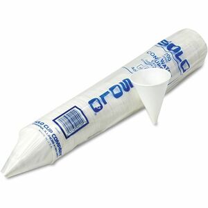 Solo Eco-Forward Paper Cone Water Cups - 200 / Pack - 4 fl oz - Cone - 200 / Pack - White - Paper - Cold Drink