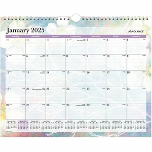 At-A-Glance Dreams Wall Calendar - Medium - Julian Dates - Monthly - 12 Month - January 2026 to December 2026 - 1 Month Single Page Layout - 15" x 12" Sheet Size - White Sheet
