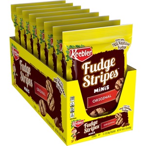 Keebler Fudge Stripes Cookie Minis - Cocoa - 1 / Box