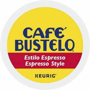 Cafe Bustelo® K-Cup Espresso Style Coffee - Compatible with Keurig Brewer - Dark - K-Cup - 24 / Box