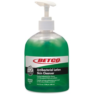 Betco Antibacterial Lotion Skin Cleanser - Lotion - 16.91 fl oz - Tropical Hibiscus - Pump Bottle - Applicable on Hand - Skin - Anti-bacterial, Moisturising, Residue-free, Dir