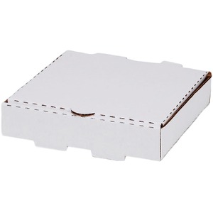 SCT Tray Pizza Box - External Dimensions: 8" Width x 8" Height - Corrugated, Paperboard - White - For Pizza, Food Storage - 50 / Carton