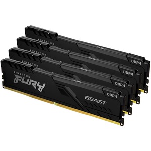 KF436C18BBK4/128 PC4-28800 32GB×4 XMP4 Kingston FURY Beast 128GB (4 x 32GB) DDR4 SDRAM Memory Kit