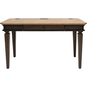 Martin Sonoma Writing Desk - 30" Height x 54" Width x 28" DepthKeyboard, Storage Drawer(s) - Material: Wood Veneer - Finish: Dark Roast - 1 Each