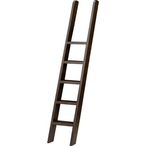 Martin Sonoma Ladder - 75" Height x 14.8" Width x 3" Depth - Material: Wood Veneer - Finish: Dark Roast - 1 Each