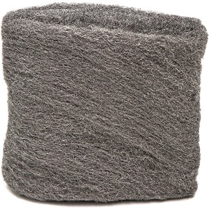 Genuine Joe Heavy-duty Steel Wool Hand Pad - 192/Carton - Steel - Gray