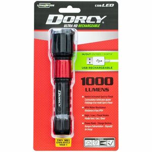 Dorcy Ultra 1000 Lumen USB Rechargeable Flashlight With Powerbank