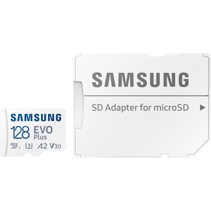 Samsung EVO Plus 128 GB Class 10/UHS-I U3 V30 microSDXC