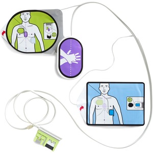 ZOLL CPR Uni-padz Univeral (Adult/Pediatric) Electrodes - Green - 1 Each