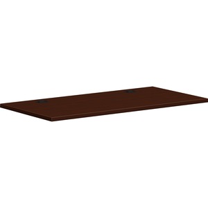 HON Mod Worksurface | Rectangular | 48"W | Traditional Mahogany Finish - 1" Height x 48" Width x 24" Depth - Finish: Traditional Mahogany, Laminate - 1 Each
