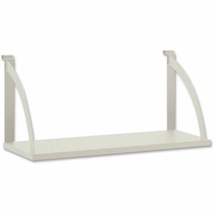 HON Verse HBV-VSH24 Shelf - x 24" Width x 12.8" Depth - Finish: Light Gray - Durable - For Workstation, Book, Binder, Office - 1 Each