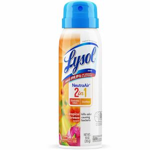 Lysol Neutra Air 2 in 1 Spray - 10 oz (0.62 lb) - Tropical Breeze Scent - 1 Each - Deodorize