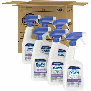 Dawn Professional Power Dissolver - Ready-To-Use - 32 oz (2 lb) - 6 / Carton - Scrub-free - White
