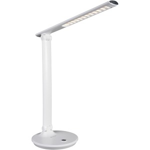 OttLite Emerge Led Lamp - 23" Height - 6.8" Width - LED Bulb - Faux Leather - USB Charging, ClearSun LED, Dimmable, Touch-activated, Energy Saving, Adjustable Height - 440 lm