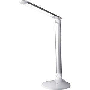 OttLite Command LED Desk Lamp with Voice Assistant - 29" Height - 7.5" Width - LED Bulb - Automatic On/Off, Adjustable Brightness, Adjustable Shade, Adjustable Height, USB Cha