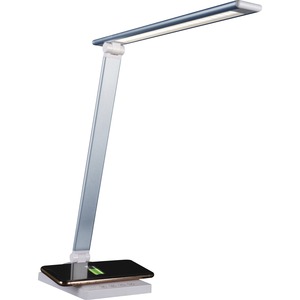 OttLite Entice LED Desk Lamp - 22" Height - LED Bulb - Qi Wireless Charging, Foldable, Adjustable Brightness, Adjustable Height, USB Charging, ClearSun LED, Dimmable, Touch-ac