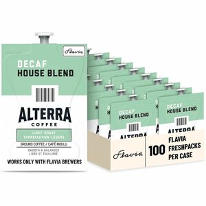 Flavia Freshpack Alterra Decaf House Blend Coffee Freshpack - Compatible with Flavia Aroma, Flavia Barista, FLAVIA Creation 600, Flavia Creation 500, Flavia Creation 200, Flav