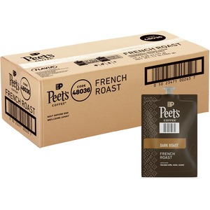 Lavazza Peet's Cafe French Roast Coffee - Compatible with Flavia - French Roast, Arabica - 76 / Each