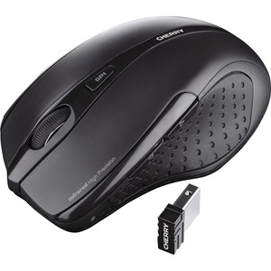 CHERRY MW 3000 Mouse - Infrared - Wireless - Black