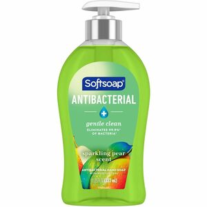 Softsoap Antibacterial Liquid Hand Soap - Sparkling Pear ScentFor - 11.3 fl oz (332.7 mL) - Pump Bottle Dispenser - Bacteria Remover - Hand, Skin - Moisturizing - Antibacteria