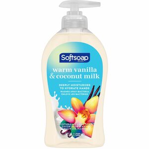 Softsoap Warm Vanilla Hand Soap - Warm Vanilla & Coconut Milk ScentFor - 11.3 fl oz (332.7 mL) - Pump Bottle Dispenser - Bacteria Remover, Dirt Remover - Hand, Skin - Moisturi