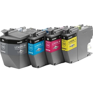 Brother LC422XLVAL Original Inkjet Ink Cartridge - Multi-pack - Cyan, Magenta, Yellow, Black Pack - Cyan 1500 Pages, Magenta 1500 Pages, Yellow 1500 Pages, Black 300
