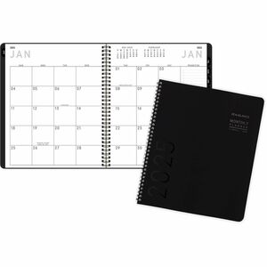 At-A-Glance Contemporary Lite Monthly Planner, Black, Large, 9" x 11" - Large - Monthly - 12 Month - January 2026 to December 2026 - 1 Month Double Page Layout - 9" x 11" Shee
