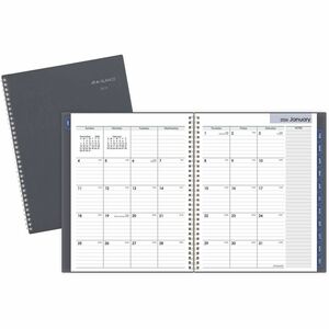 At-A-Glance DayMinder Monthly Planner - Large - Julian Dates - Monthly - 12 Month - January 2026 to December 2026 - 1 Month Double Page Layout - 8 1/2" x 11" Sheet Size - Whit
