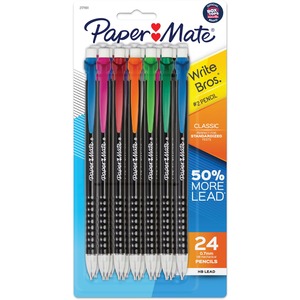 Paper Mate 0.7mm Mechanical Pencils - 0.7 mm Lead Diameter - Assorted Barrel - 24 / Pack