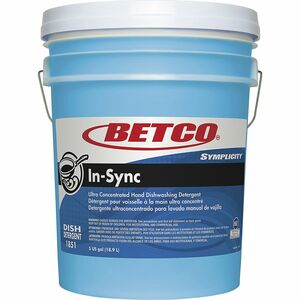 Symplicity In-Sync Dishwashing Liquid - Concentrate Liquid - 640 fl oz (20 quart) - Fresh Ozonic Scent - Blue