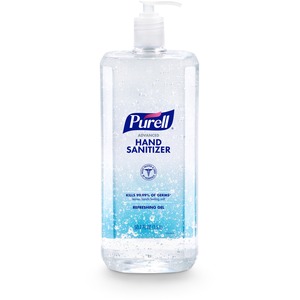 PURELL® Advanced Hand Sanitizer Gel - 50.7 fl oz (1500 mL) - Pump Bottle Dispenser - Kill Germs - Hand, Reception, Classroom, Outdoor, Medical - Clear - Paraben-free, Phthalat