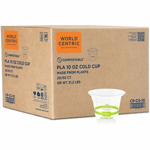 World Centric Compostable Clear Cold Cups