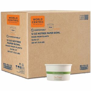 World Centric Compostable NoTree Paper Bowl