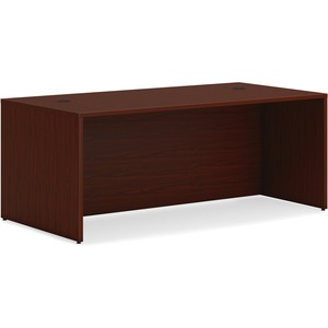 HON Mahogany Laminate Mod Desk Component - 29" Height x 72" Width x 36" Depth - Material: Metal - Finish: Mahogany Laminate - 1 Each