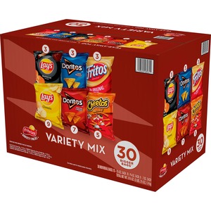 Lay's Classic Mix Variety Pack - 2 oz, 1.50 oz, 1.75 oz - 30 / Box