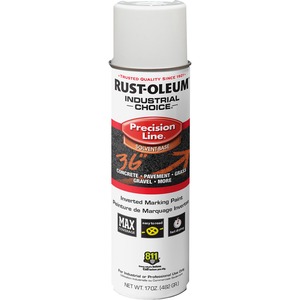 Rust-Oleum Industrial Choice Marking Spray Paint - Aerosol - 17 fl oz - 1 Each - White