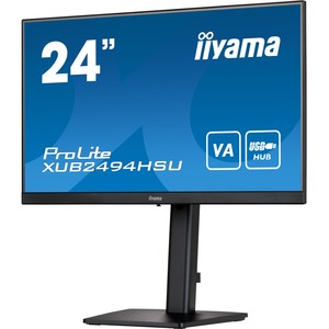iiyama ProLite XUB2494HSU-B2 23.8inch Full HD LCD Monitor - 16:9 - Matte Black
