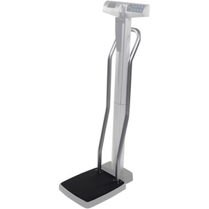 Health o Meter Scale Handlebars - 53.6" Height x 14.1" Width x 21.1" Depth - Gray - 1 Each