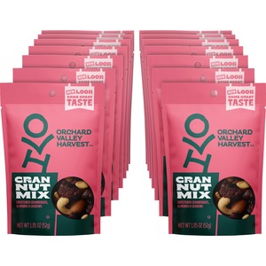 Orchard Valley Harvest Cran Nut Mix - Gluten-free, No Artificial Color, No Artificial Flavor, Preservative-free, Resealable Bag - Crunch, Dried Cranberries, Almond, Cashew, Sw