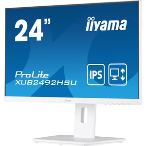 iiyama ProLite XUB2492HSU-W5 23.8inch Full HD LCD Monitor - 16:9 - Matte White