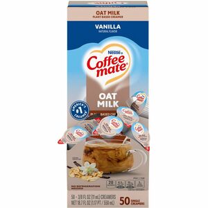Coffee mate Oat Milk Vanilla Liquid Creamer Singles - Vanilla FlavorTub - 50 / Box