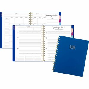 At-A-Glance Harmony Planner - Medium - Academic - Weekly, Monthly - 13 Month - January 2026 to January 2027 - 2 Week, 2 Month Double Page Layout - 7" x 8 3/4" Sheet Size - Wir