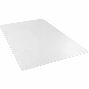 Cleartex Megamat® Extra Thick Chair Mat for Hard Floors & Carpets - 46"" x 53"" - 53" Length x 46" Width x 0.200" Depth x 0.200" Thickness - Rectangular - Polycarbonate - Clea