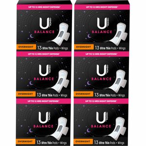 U by Kotex Ultra Thin Overnight Pads