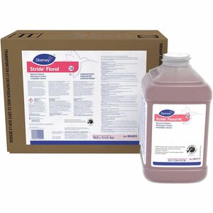 Diversey Stride Floral HC Neutral Cleaner - Concentrate - 84.5 fl oz (2.6 quart) - 7.5 pH - Floral Scent - Rinse-free, Non Alkaline, Film-free, Low Foaming, Pleasant Scent, Ko