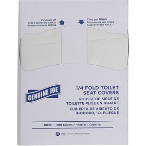Genuine Joe Quarter-Fold Toilet Seat Covers