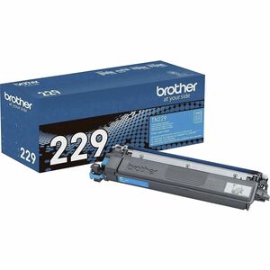 Brother Genuine TN229C Standard Yield Cyan Toner Cartridge - Laser - Cyan - Standard Yield - 1,200 Pages - 1 Each