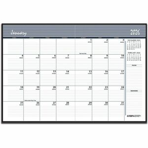 House of Doolittle 14-Month Hard Cover Planner - Julian Dates - Monthly - 14 Month - December 2025 to January 2027 - 1 Month Double Page Layout - Letter - 8 1/2" x 11" Sheet S