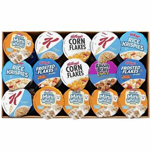 Kellogg's Breakfast Cereal Cups Assortment - Assorted - 2.10 oz - 60 / Carton
