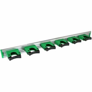 Unger Hang Ups Pole Holders - Green, Black - Rubber Grip - 5 / Carton